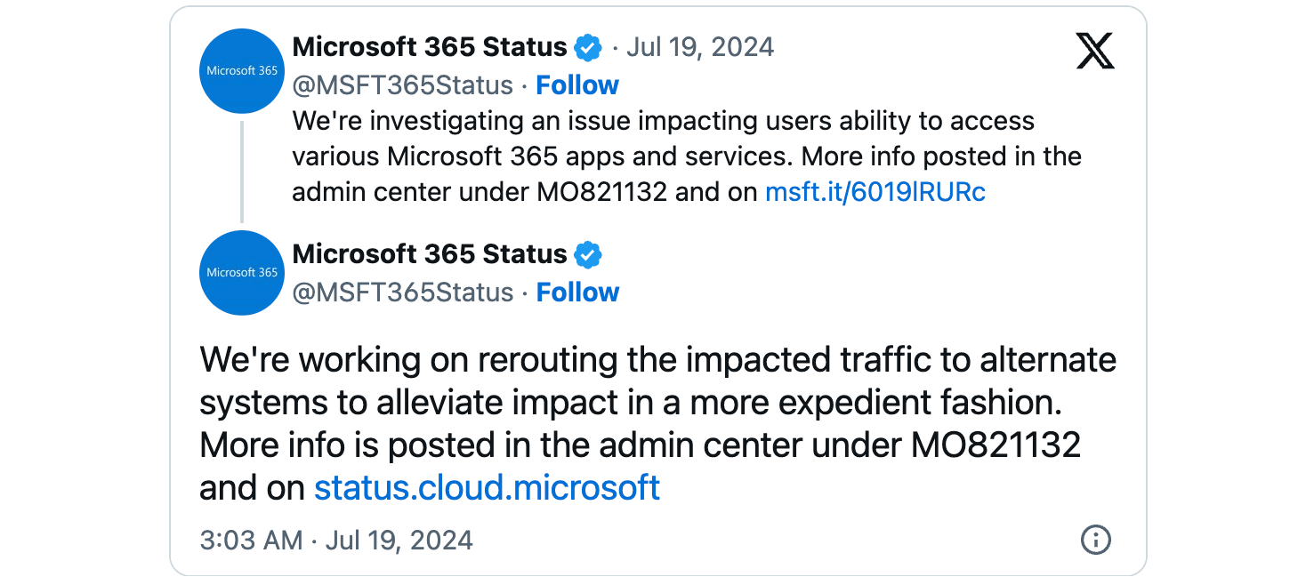 Microsoft Outage